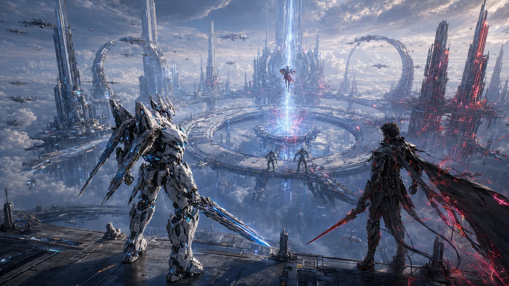 Zero Meridian - Skyforge Nexus ueber den Wolken